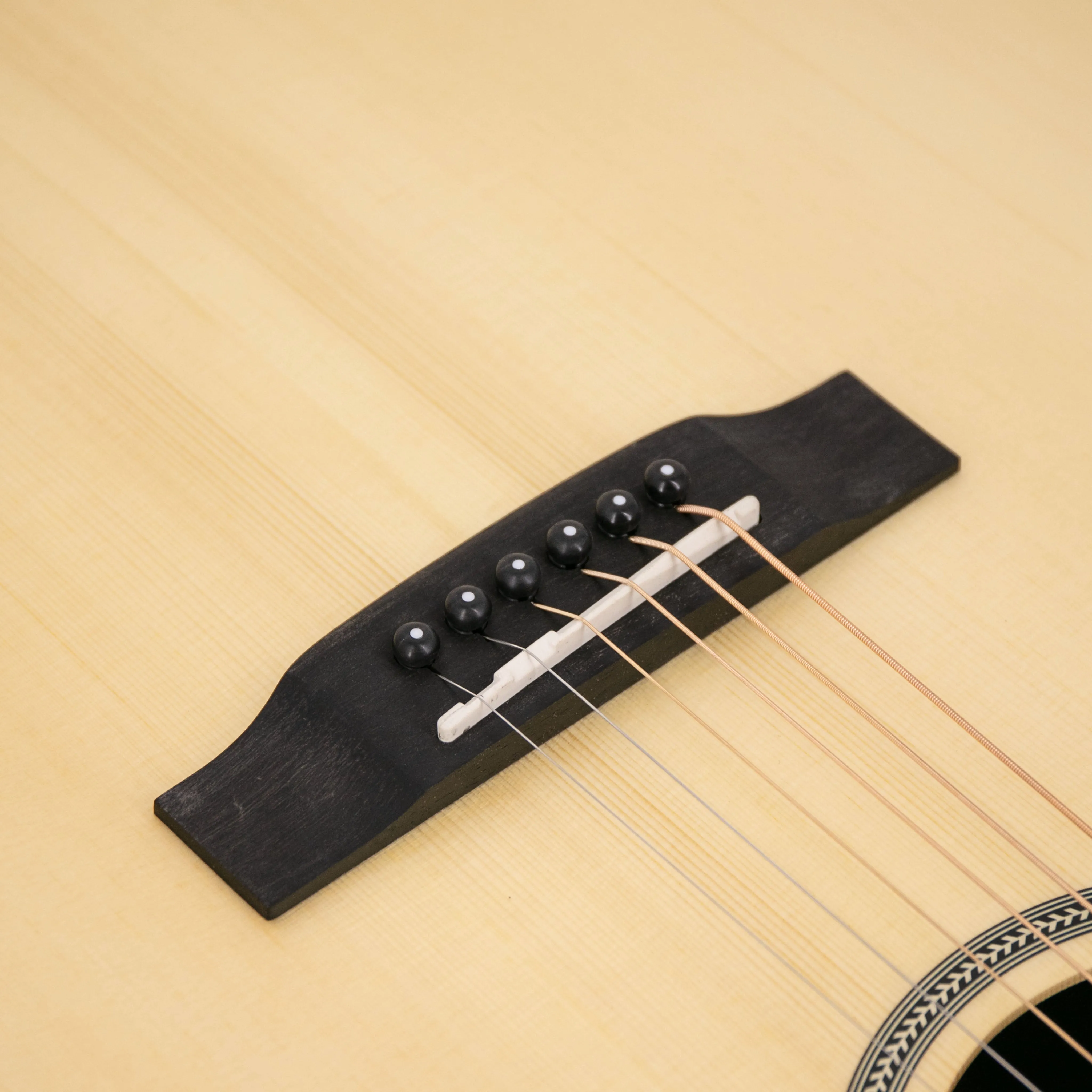 Harmony Foundation Series e-Terra ST Dreadnought Acoustic Guitar, Natural Satin