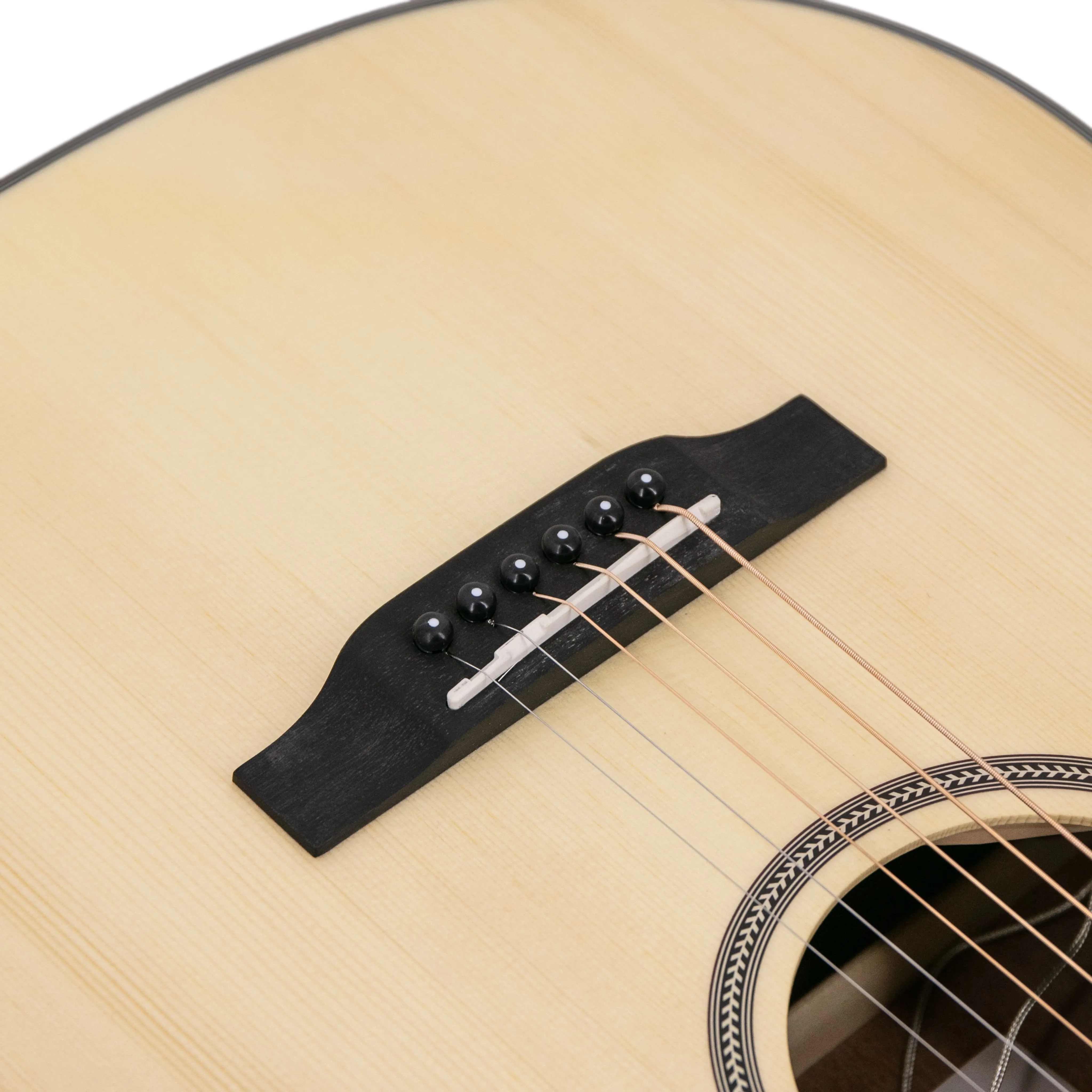 Harmony Foundation Series e-Terra ST Petite OM Acoustic Guitar w/Bag, Natural Satin