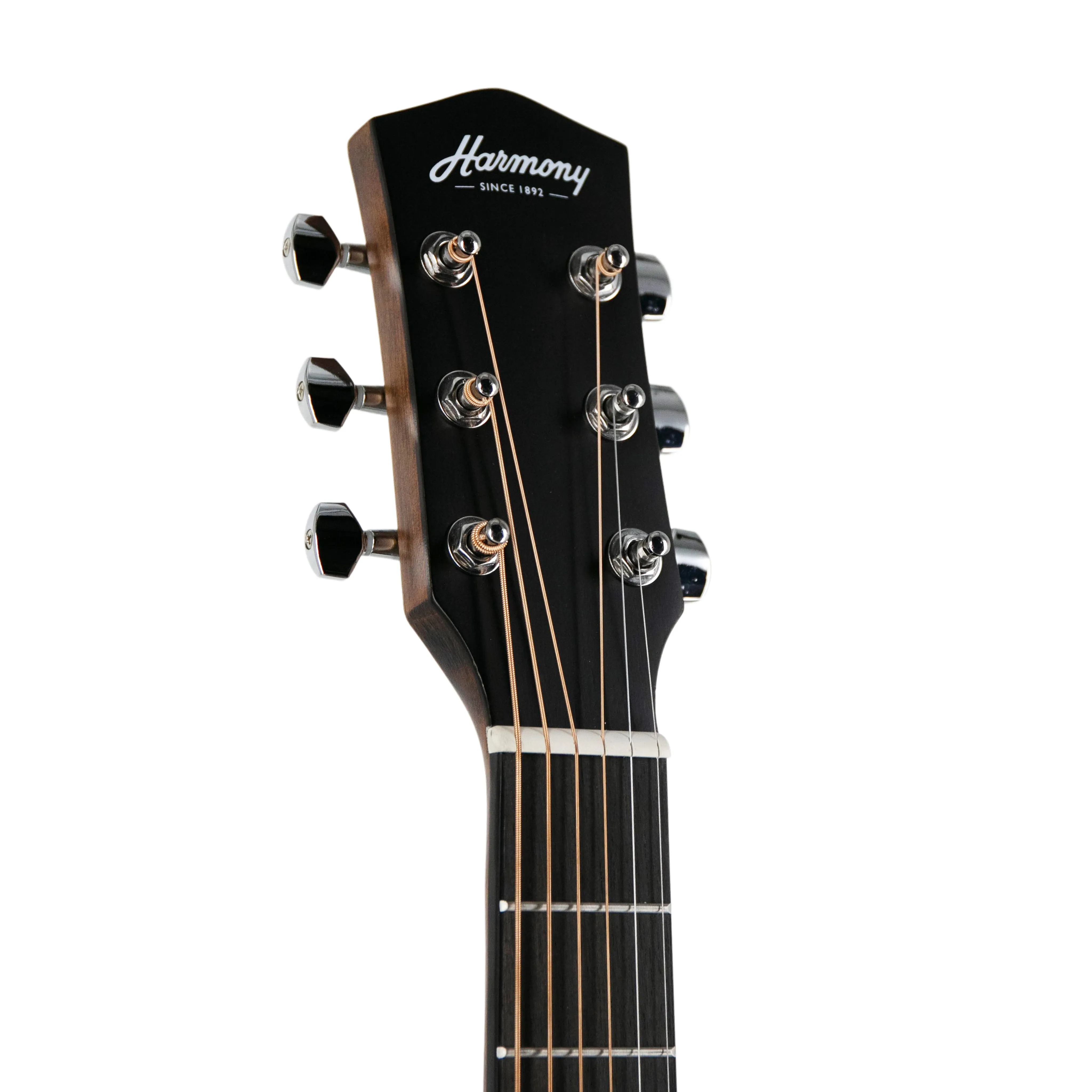 Harmony Foundation Series Terra Petite OM Acoustic Guitar w/Bag, Natural Satin