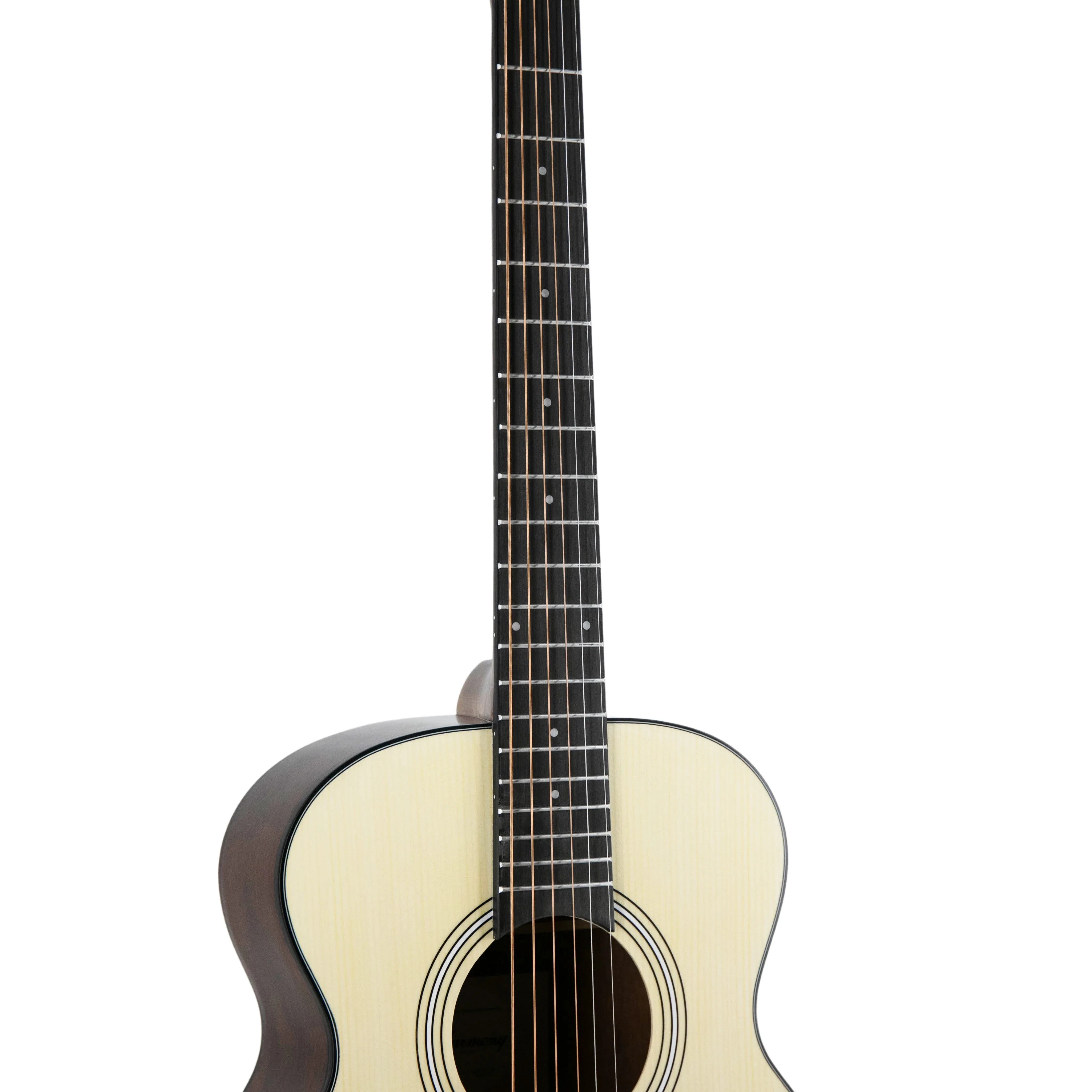 Harmony Foundation Series Terra Petite OM Acoustic Guitar w/Bag, Natural Satin