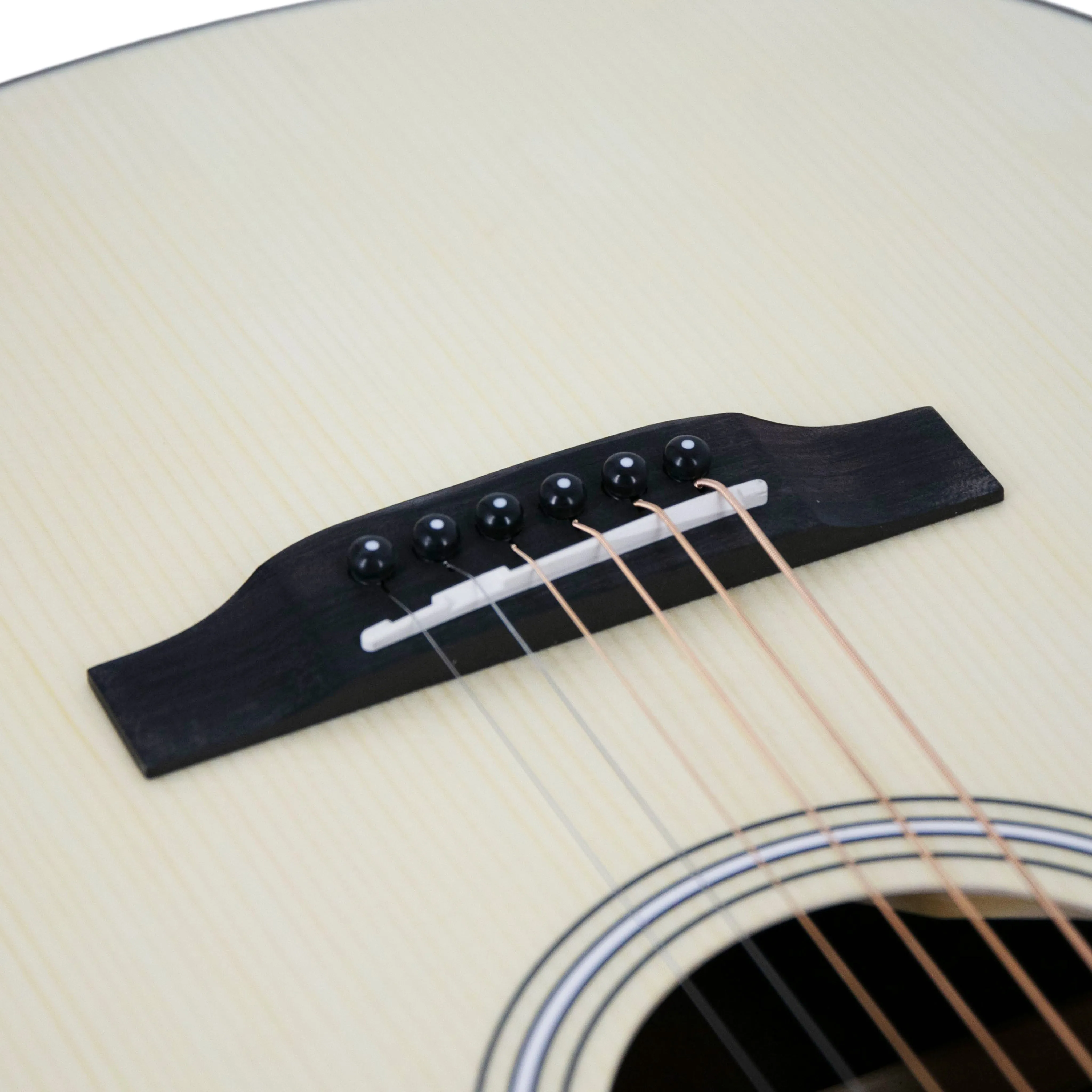 Harmony Foundation Series Terra Petite OM Acoustic Guitar w/Bag, Natural Satin