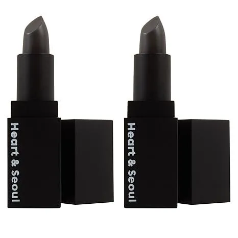 Heart & Seoul Black Rose Lipstick 2-pack