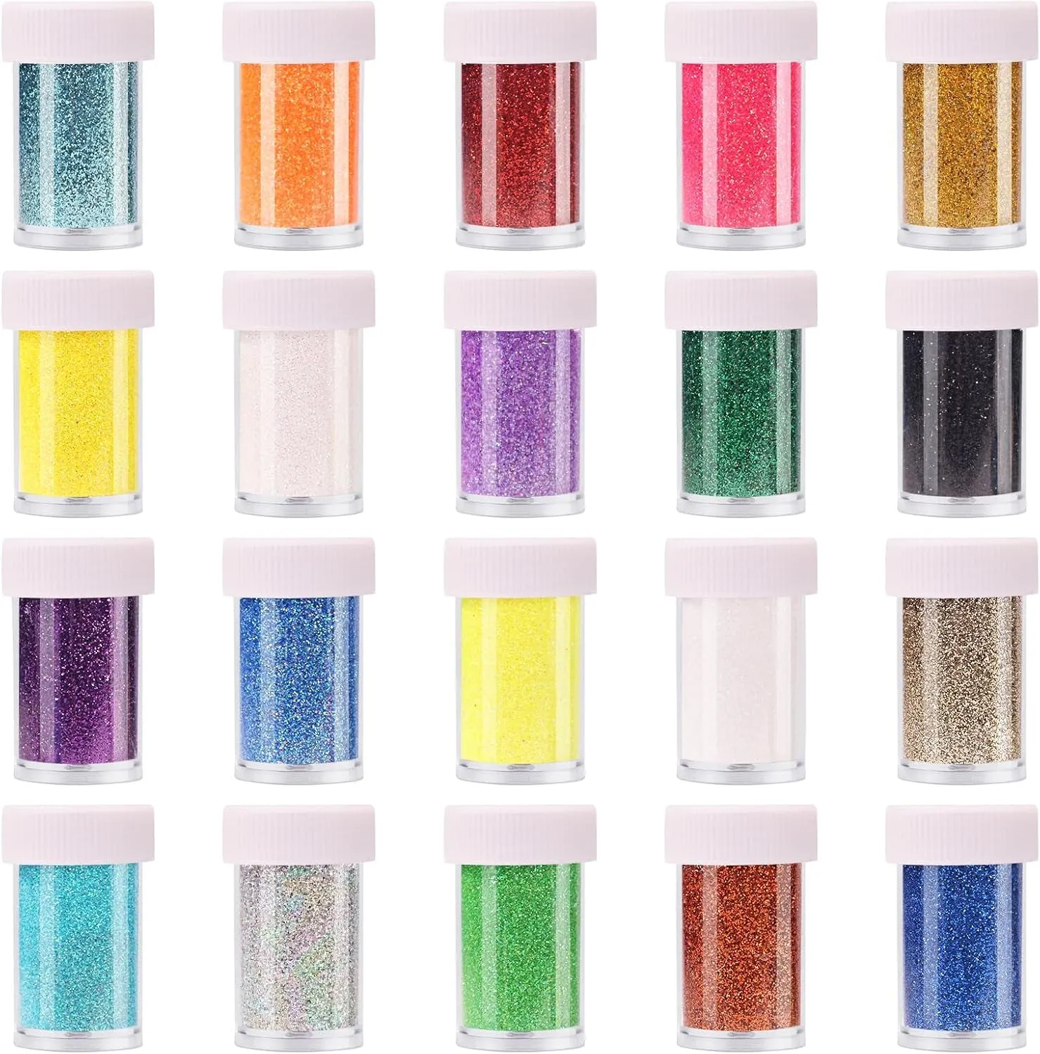 Holographic Chunky Glitter, Set of 12,  Craft Glitter for Resin Art Crafts, Cosmetic Glitter for Nail Body Face Eye, Epoxy Resin Glitter Sequin Flake Sparkle for Slime Tumbler Jewelry Making