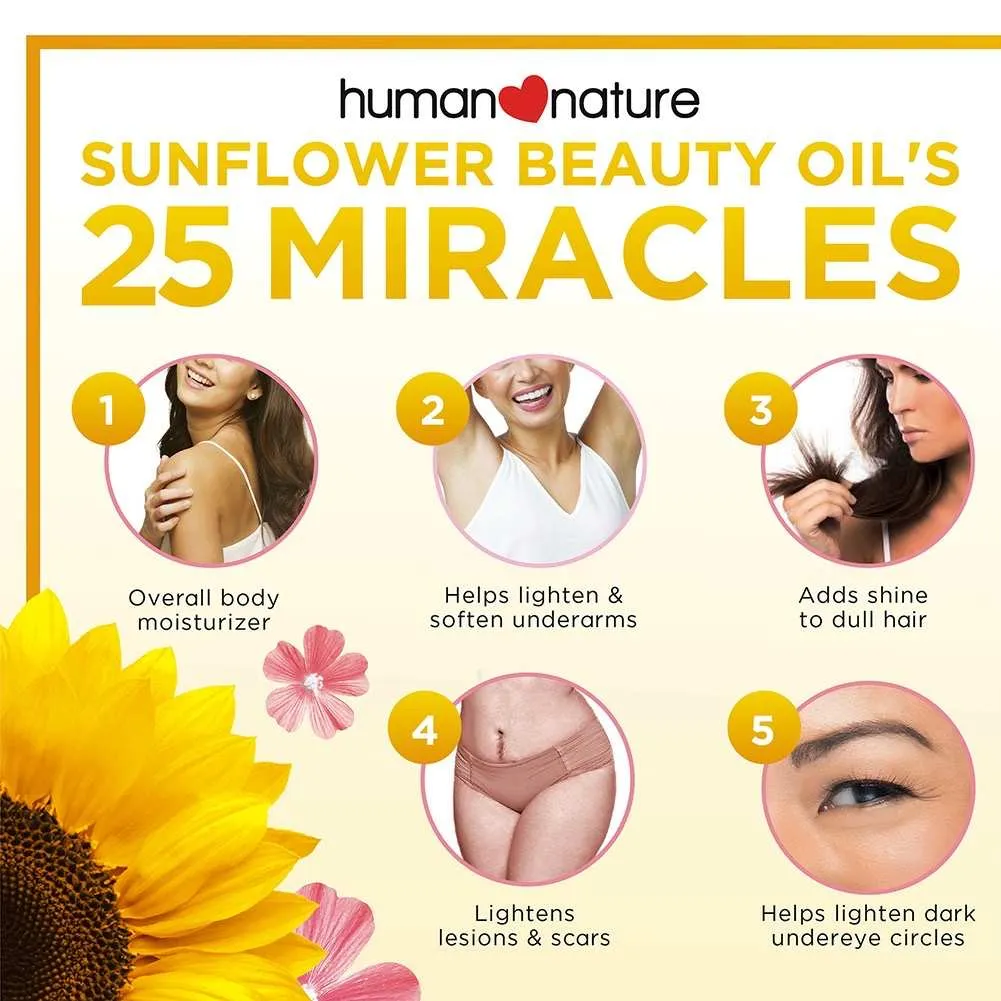 Human♡Nature Sunflower Beauty Oil Bloom