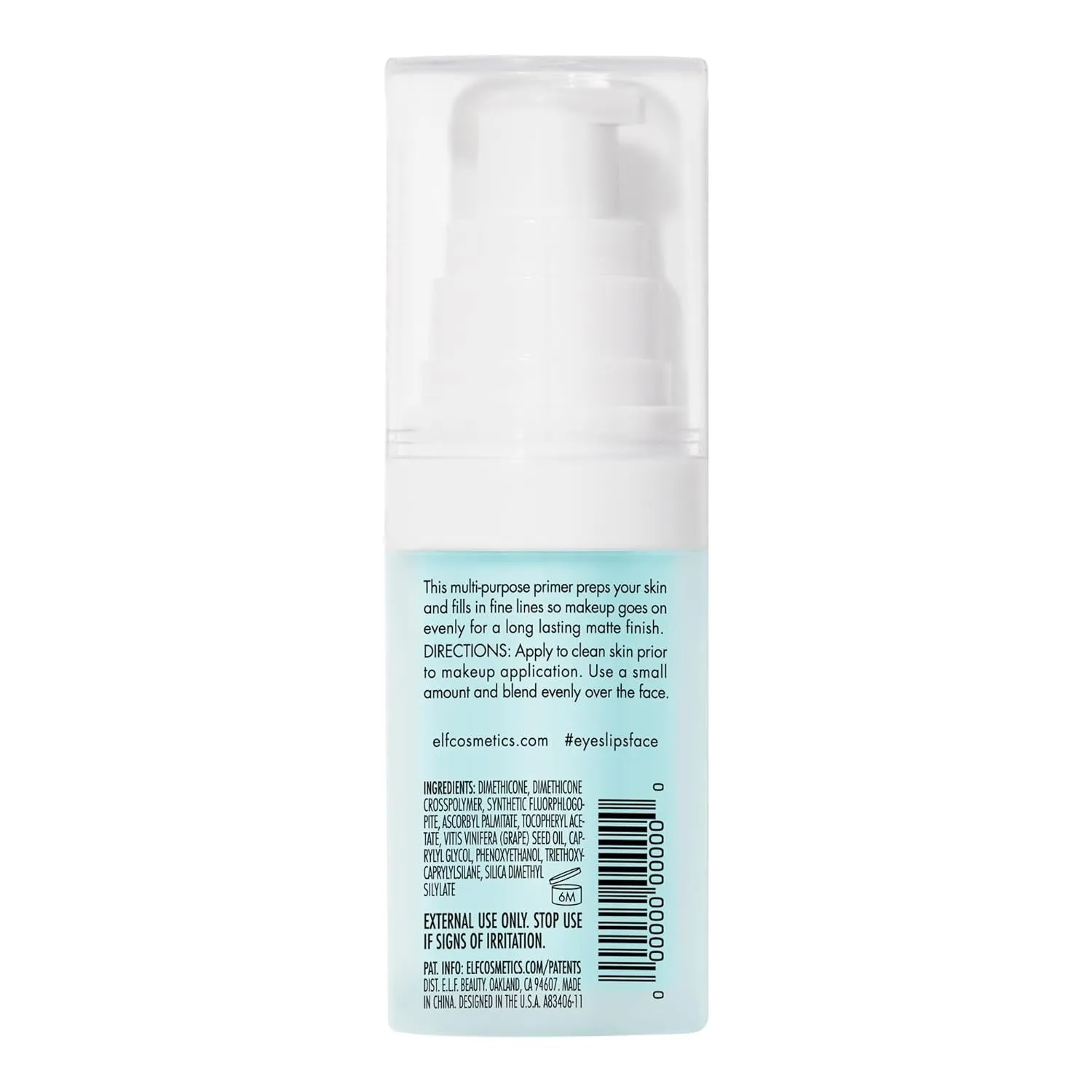 Hydrating Face Primer, Makeup Primer for Flawless, Smooth Skin & Long-Lasting Makeup, Fills in Pores & Fine Lines, Vegan & Cruelty-Free, Small