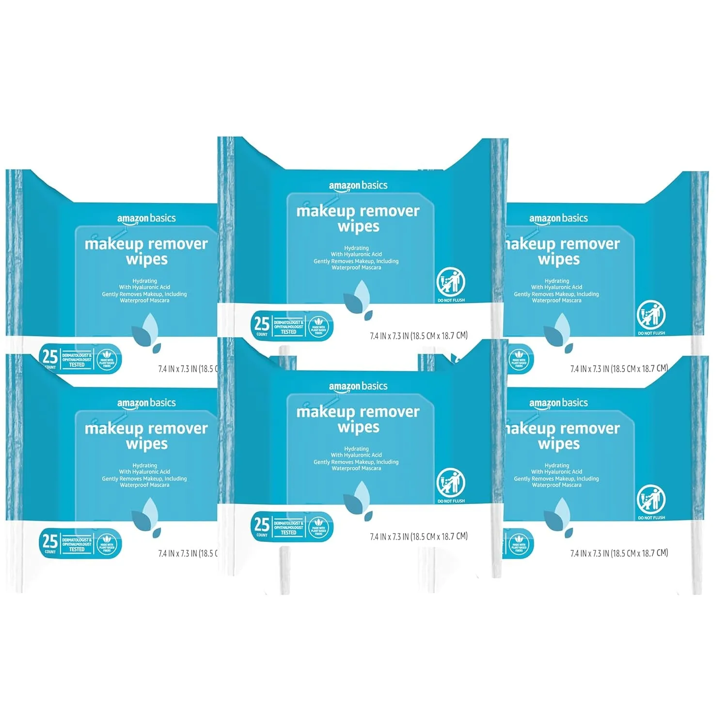 Hydrating Makeup Remover Wipes, 25 Wipes