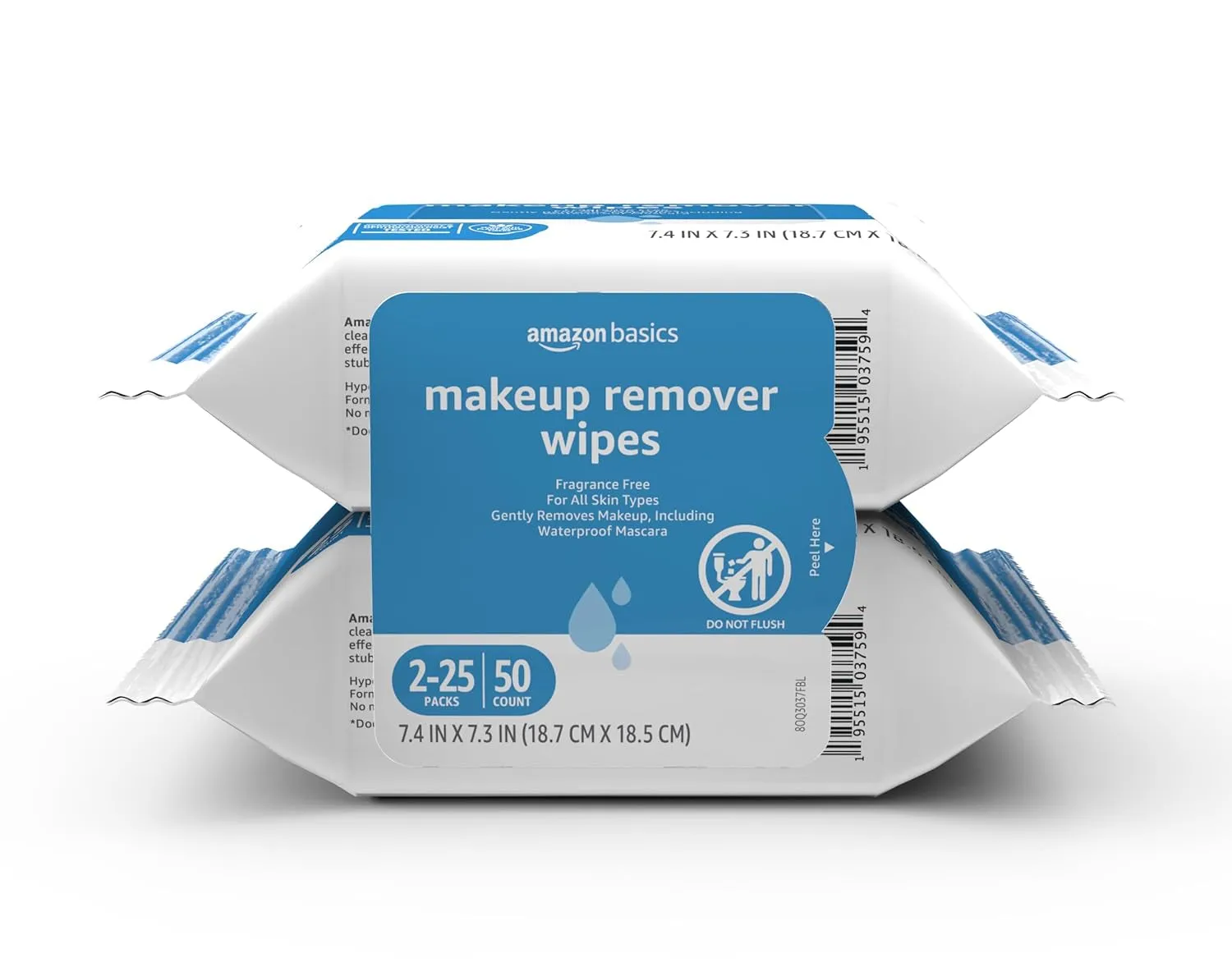 Hydrating Makeup Remover Wipes, 25 Wipes