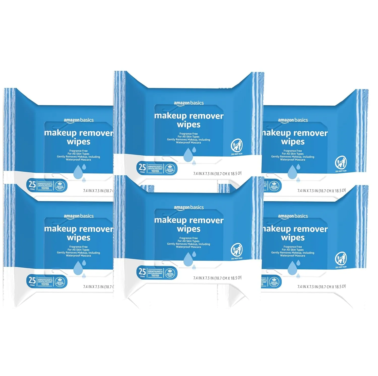 Hydrating Makeup Remover Wipes, 25 Wipes