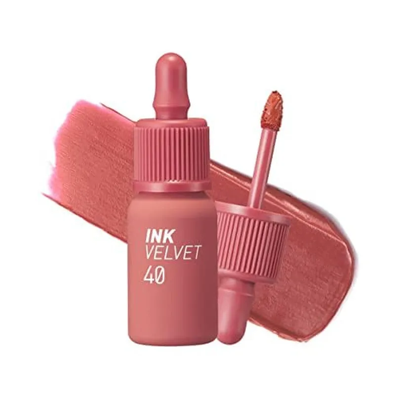 Ink the Velvet Lip Tint - High Pigment Color, Longwear, Weightless, Not Animal Tested, Gluten-Free, Paraben-Free, Valentine Day Gifts (017 ROSY NUDE)