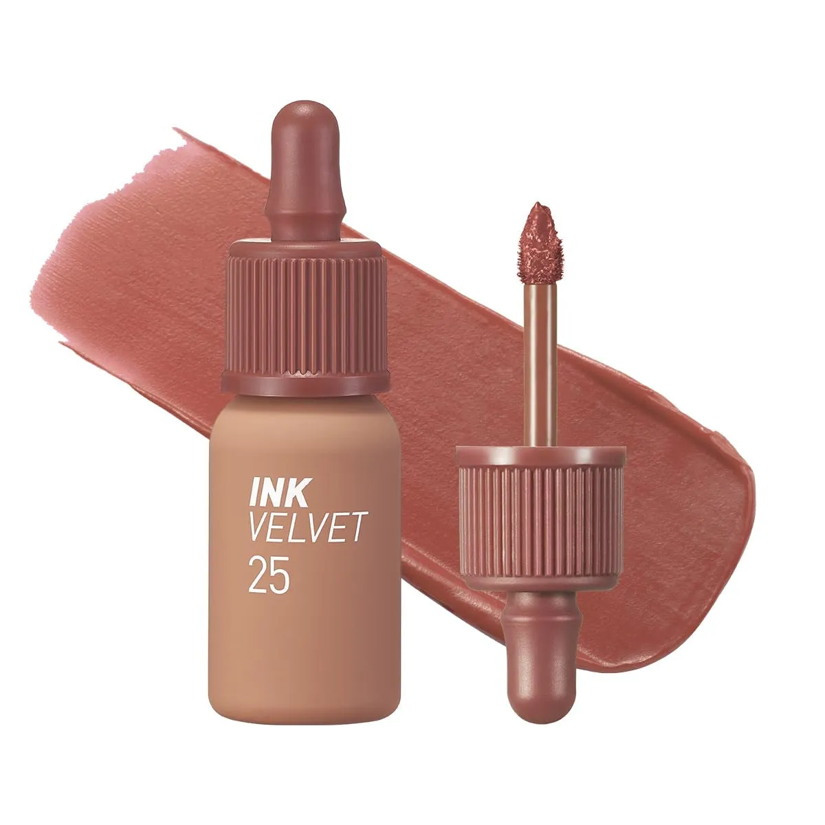 Ink the Velvet Lip Tint - High Pigment Color, Longwear, Weightless, Not Animal Tested, Gluten-Free, Paraben-Free, Valentine Day Gifts (017 ROSY NUDE)
