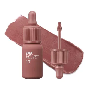 Ink the Velvet Lip Tint - High Pigment Color, Longwear, Weightless, Not Animal Tested, Gluten-Free, Paraben-Free, Valentine Day Gifts (017 ROSY NUDE)