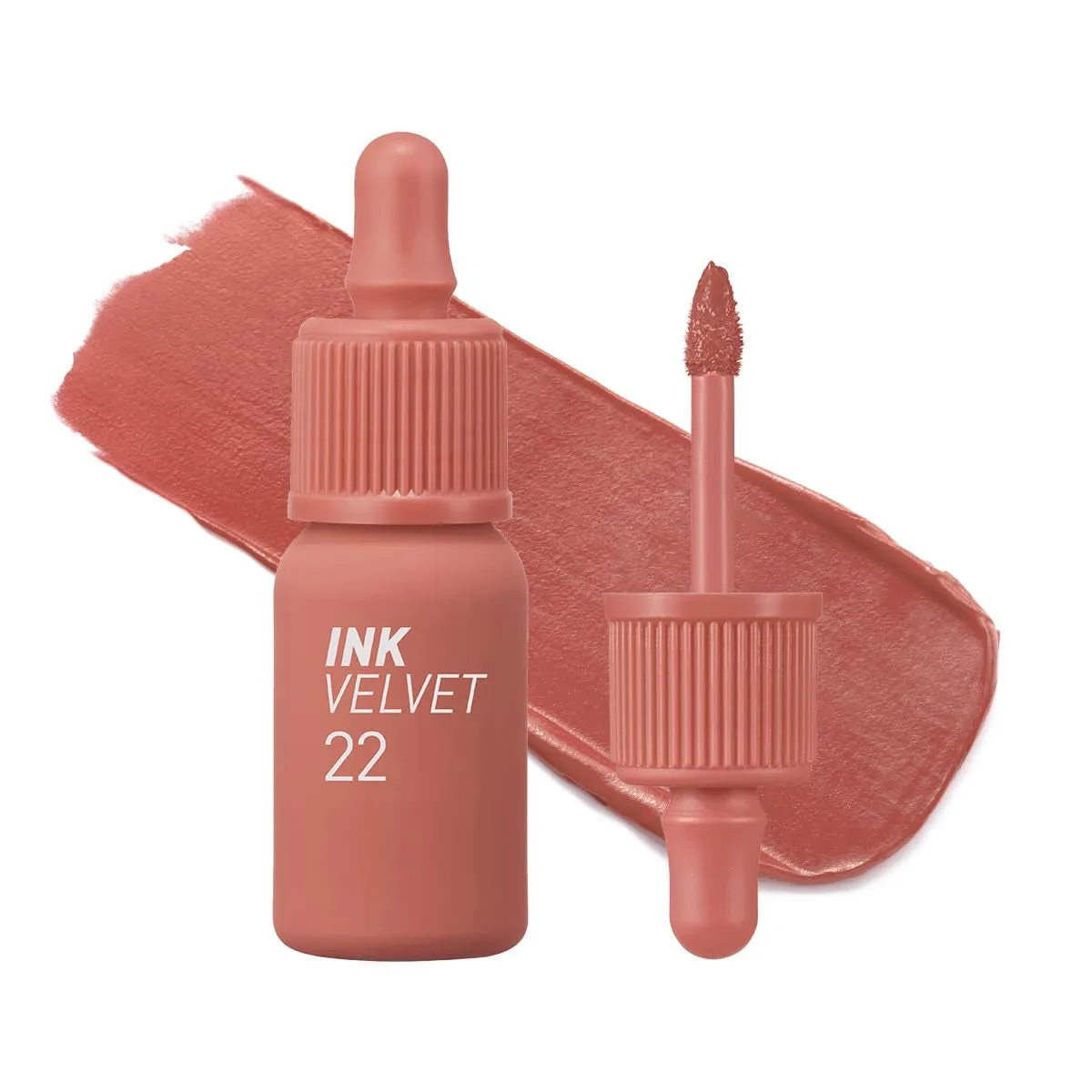 Ink the Velvet Lip Tint - High Pigment Color, Longwear, Weightless, Not Animal Tested, Gluten-Free, Paraben-Free, Valentine Day Gifts (017 ROSY NUDE)
