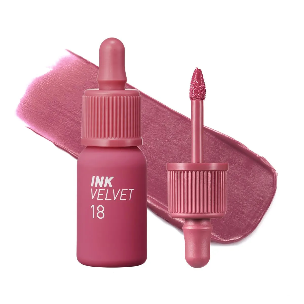 Ink the Velvet Lip Tint - High Pigment Color, Longwear, Weightless, Not Animal Tested, Gluten-Free, Paraben-Free, Valentine Day Gifts (017 ROSY NUDE)