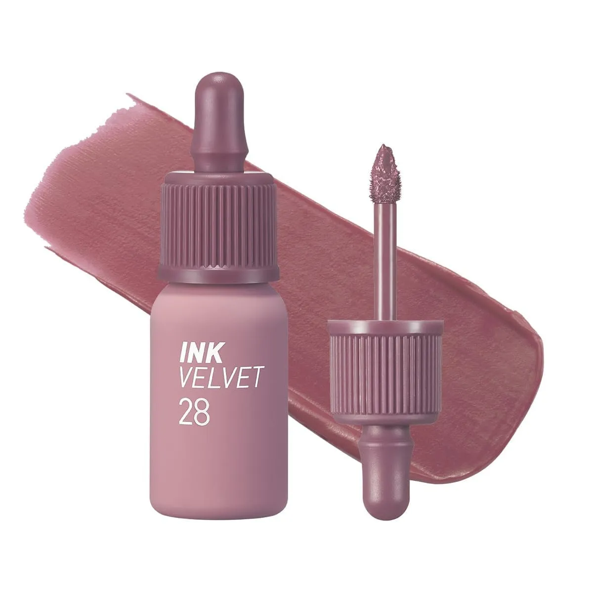 Ink the Velvet Lip Tint - High Pigment Color, Longwear, Weightless, Not Animal Tested, Gluten-Free, Paraben-Free, Valentine Day Gifts (017 ROSY NUDE)