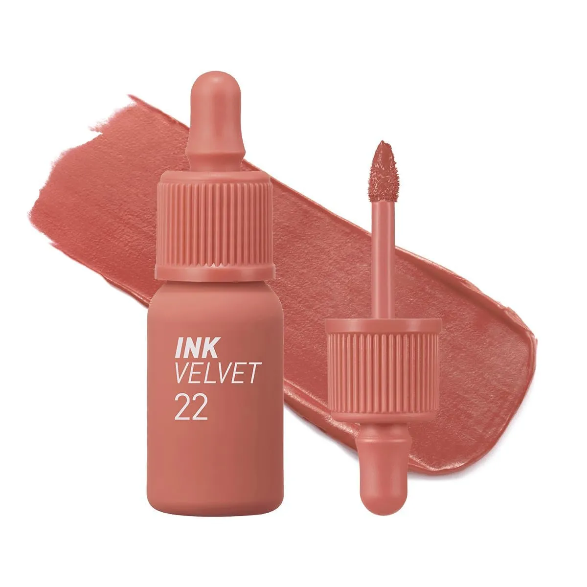Ink the Velvet Lip Tint - High Pigment Color, Longwear, Weightless, Not Animal Tested, Gluten-Free, Paraben-Free, Valentine Day Gifts (017 ROSY NUDE)