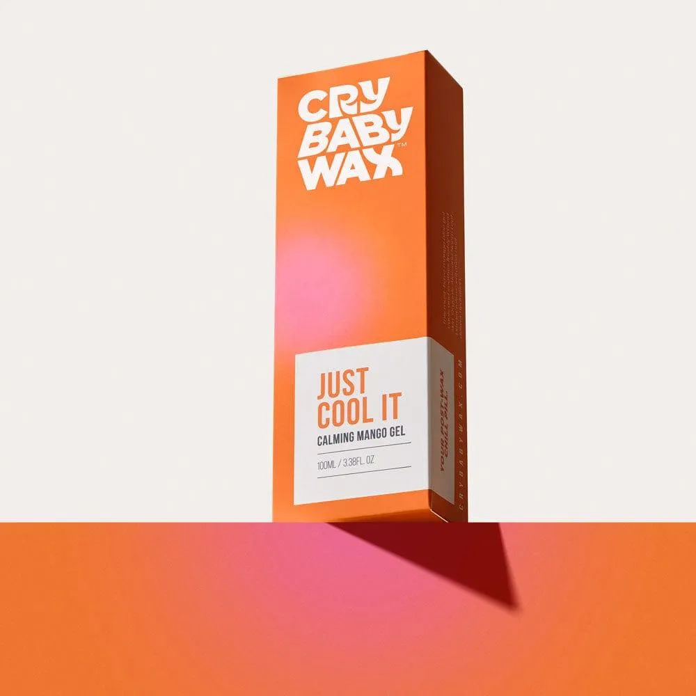 Just Cool It Post-Wax Calming Mango Gel / 6 Bottles - 3.38 oz. (100 mL.) each = 20.28 oz. Total by CryBaby Wax