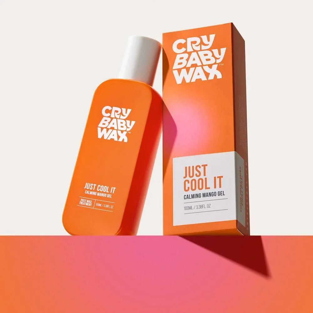 Just Cool It Post-Wax Calming Mango Gel / 6 Bottles - 3.38 oz. (100 mL.) each = 20.28 oz. Total by CryBaby Wax