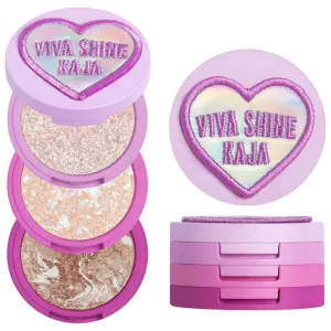 Kaja | Viva Shine Bento Highlighter   Eyeshadow Palette