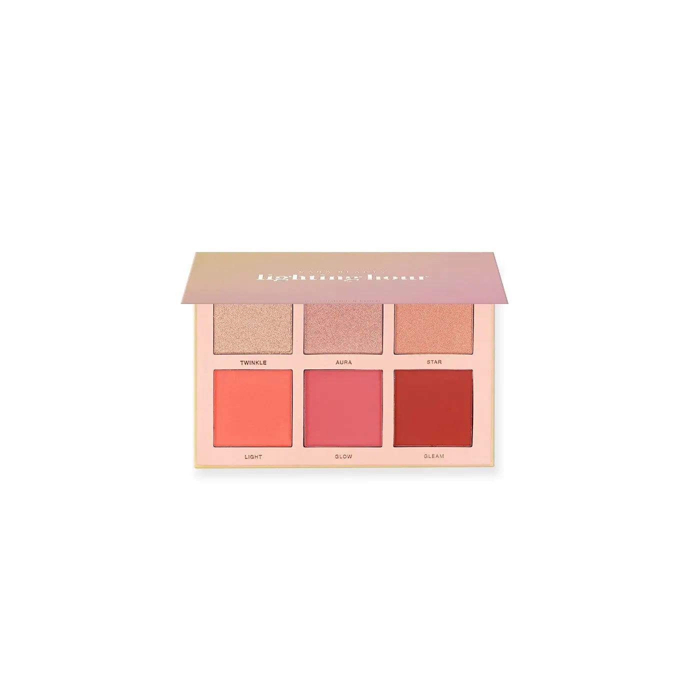KARA BEAUTY HIGHLIGHTER & BLUSH PALETTE "LIGHTING HOUR"