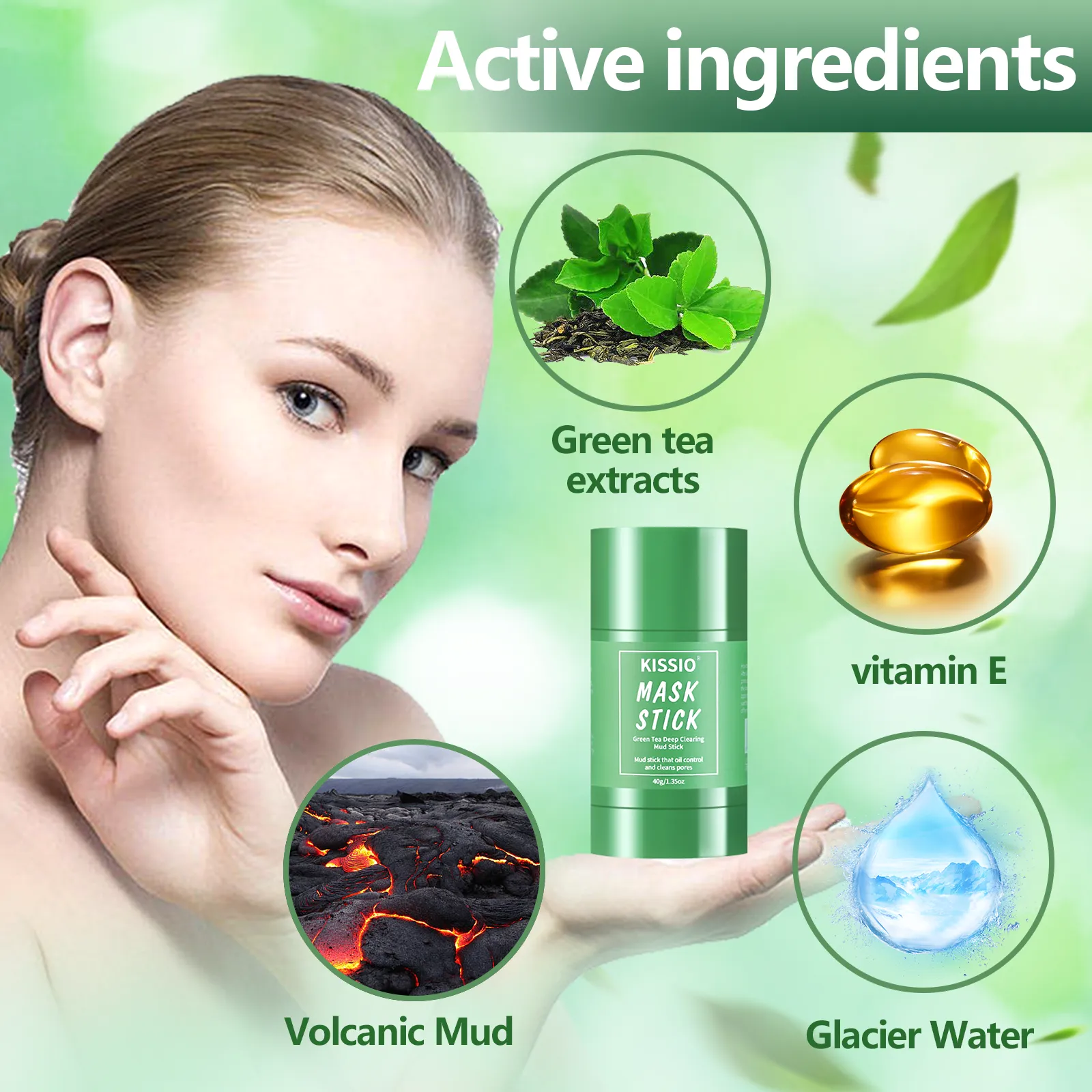 KISSIO Green Tea Mask Stick