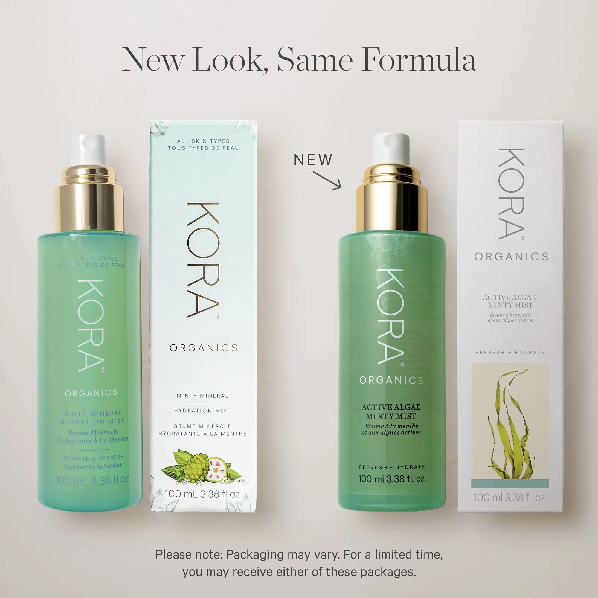 KORA Organics Active Algae Minty Mist 100mL