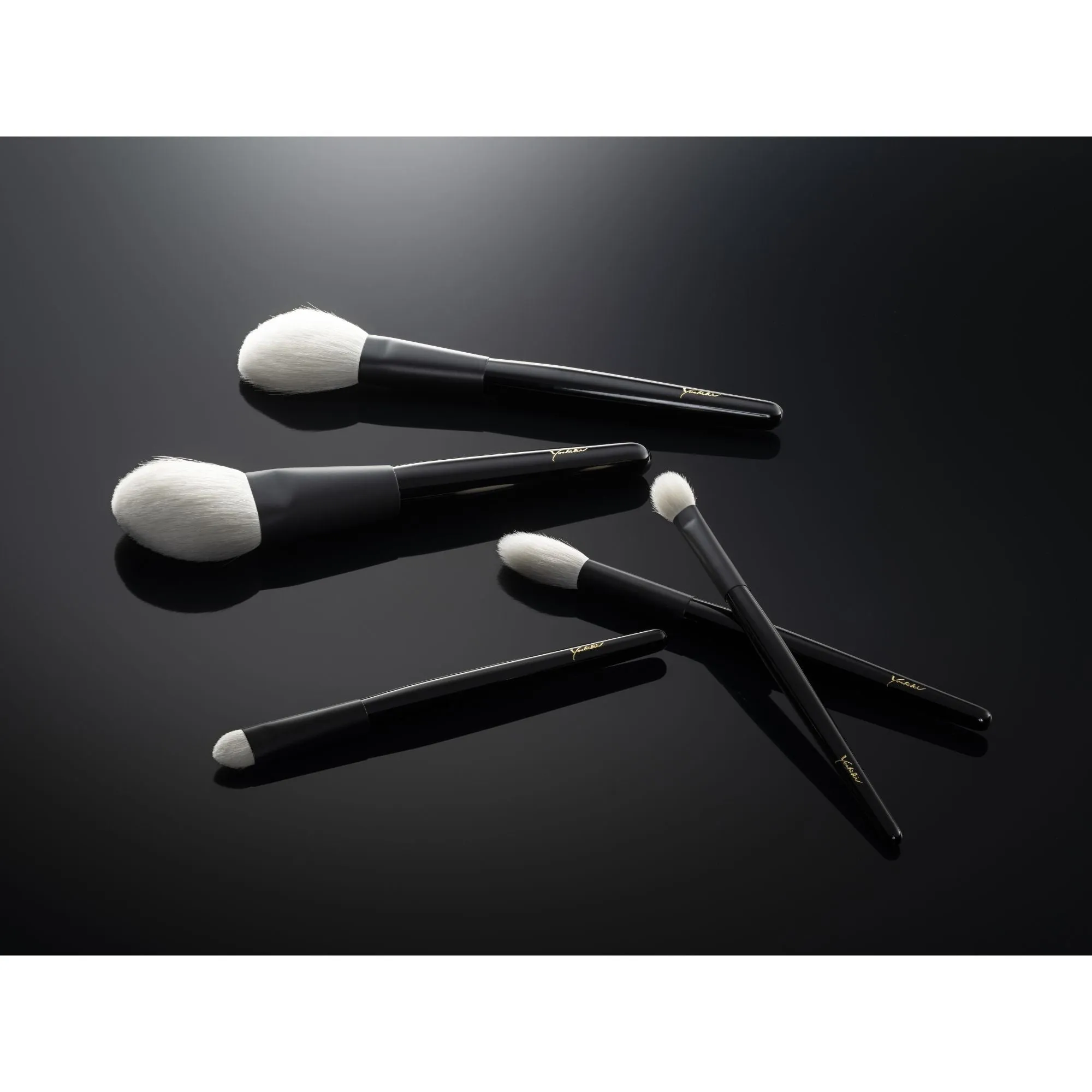 Koyudo YB-3 Highlighter/ Large Eyeshadow Brush, Yoshiki Black (Yuitsumuni Collection)