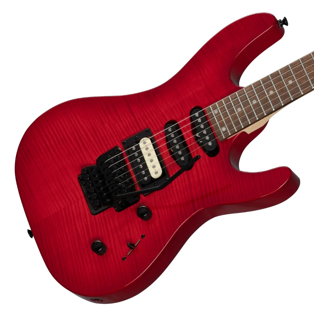 Kramer Striker Figured Floyd Rose Special Electric Guitar - Transparent Red
