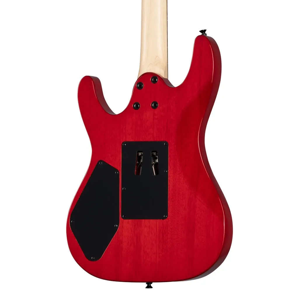 Kramer Striker Figured Floyd Rose Special Electric Guitar - Transparent Red