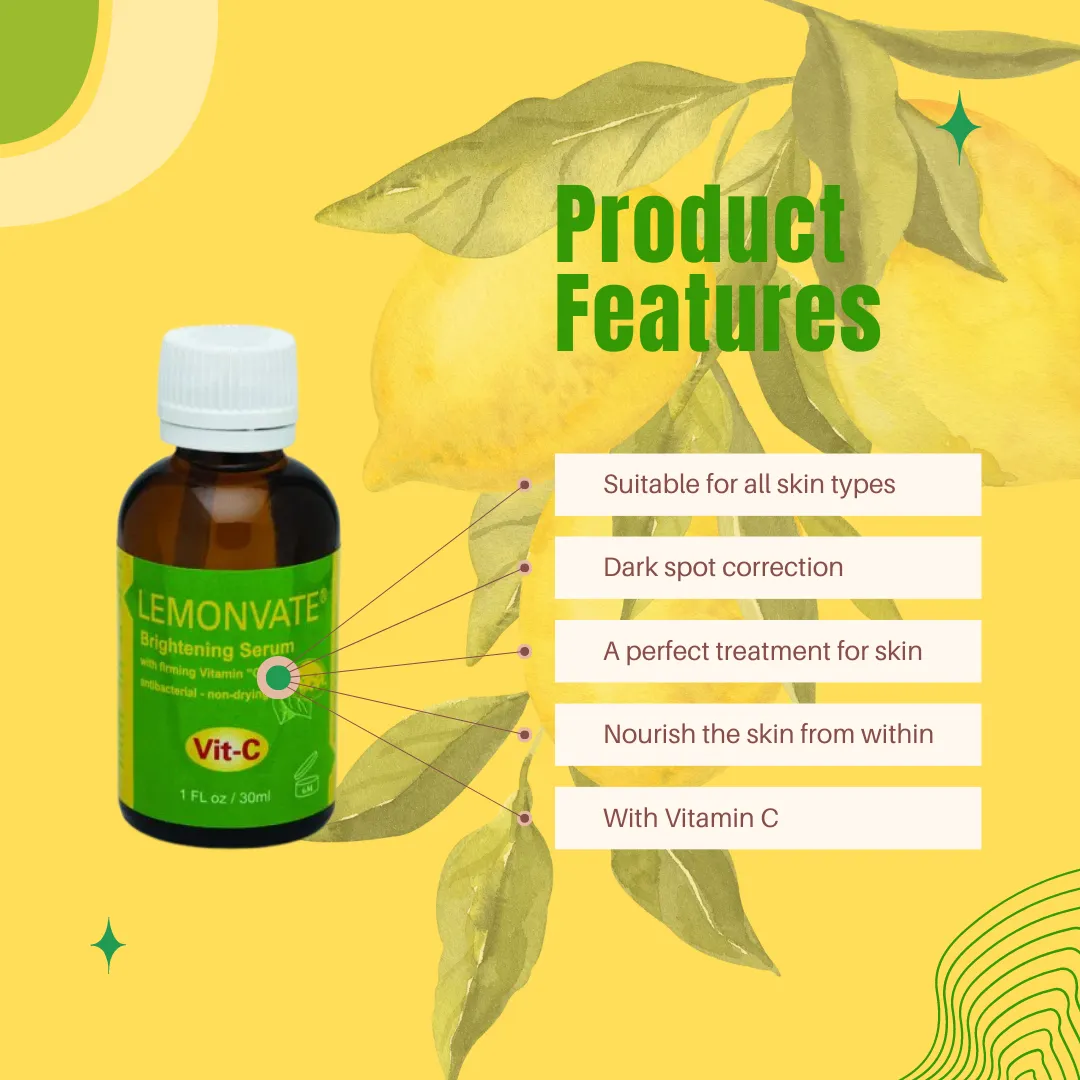 Lemonvate Brightening Serum Vitamin C 30ml