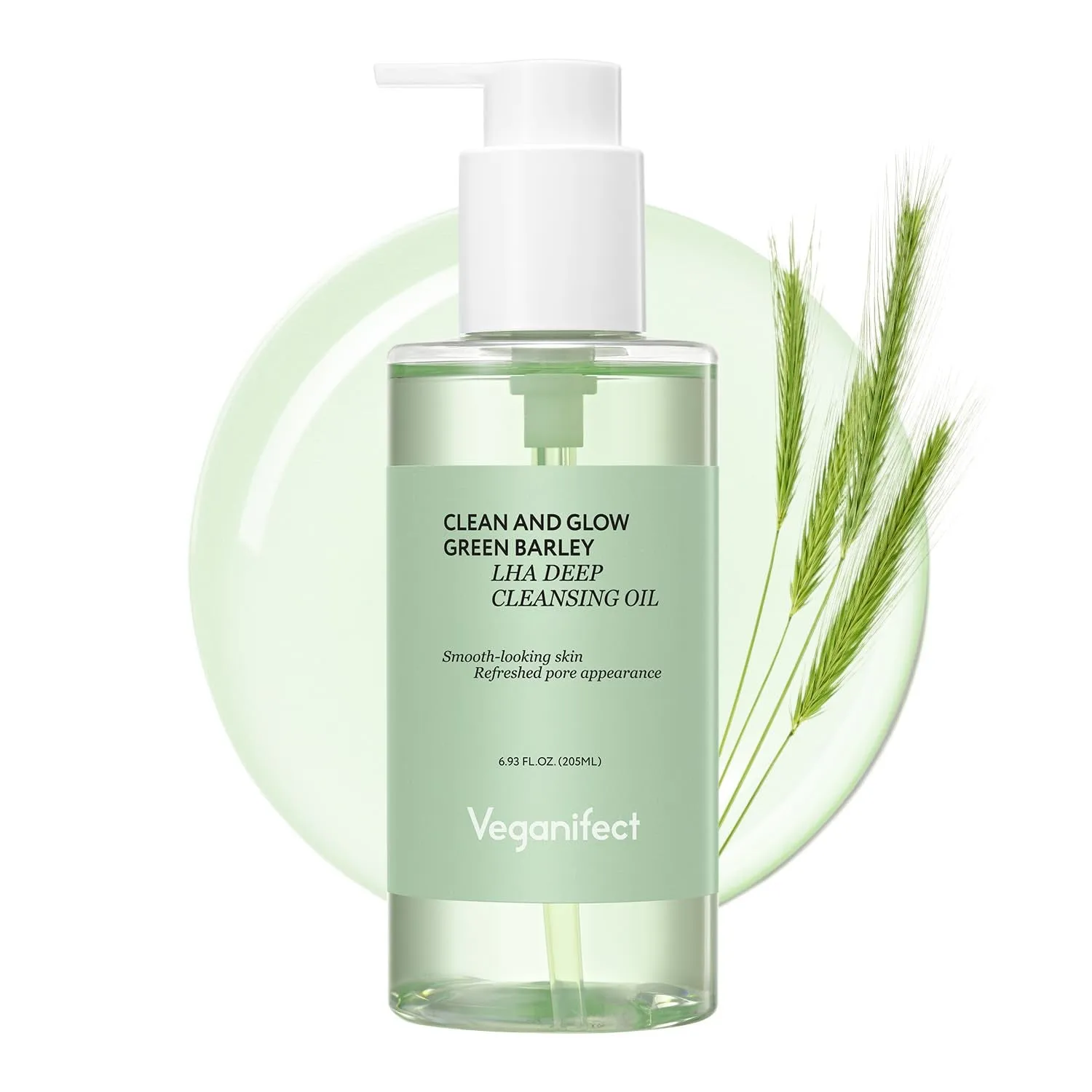 LHA Deep Cleansing Oil, Makeup, Blackhead and Whitehead Remover, Korean Skin Care, Vegan, 6.93 Fl Oz