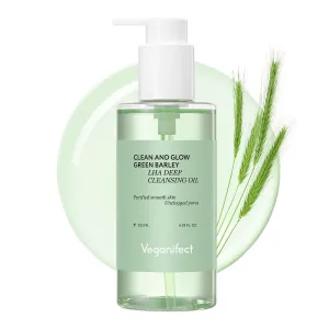 LHA Deep Cleansing Oil, Makeup, Blackhead and Whitehead Remover, Korean Skin Care, Vegan, 6.93 Fl Oz