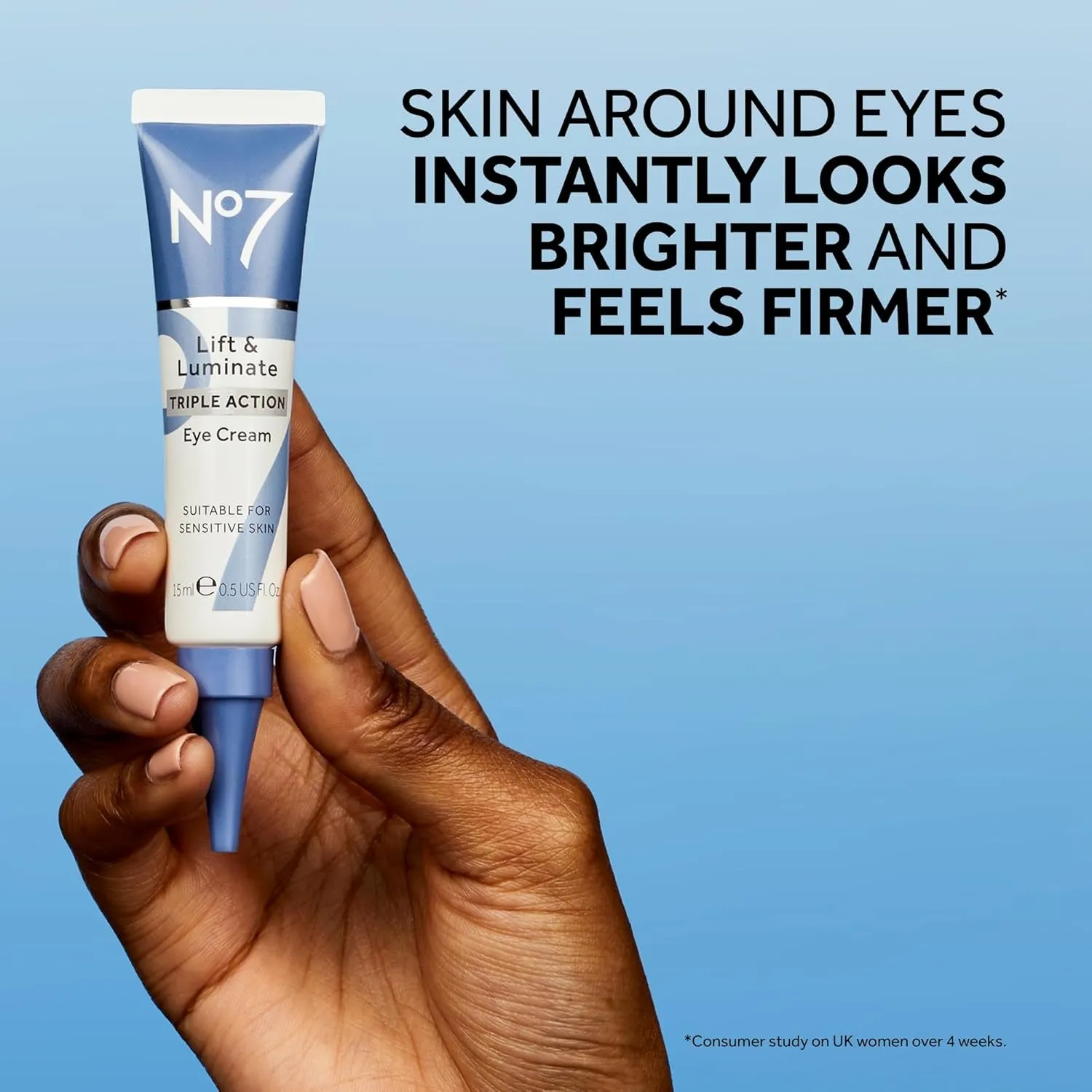 Lift & Luminate Triple Action Eye Cream - Anti-Aging under Eye Cream for Dark Circles, Puffiness & Wrinkles - Formulated with Vitamin C to Brighten and Refresh Tired Eyes (0.5 Fl Oz)