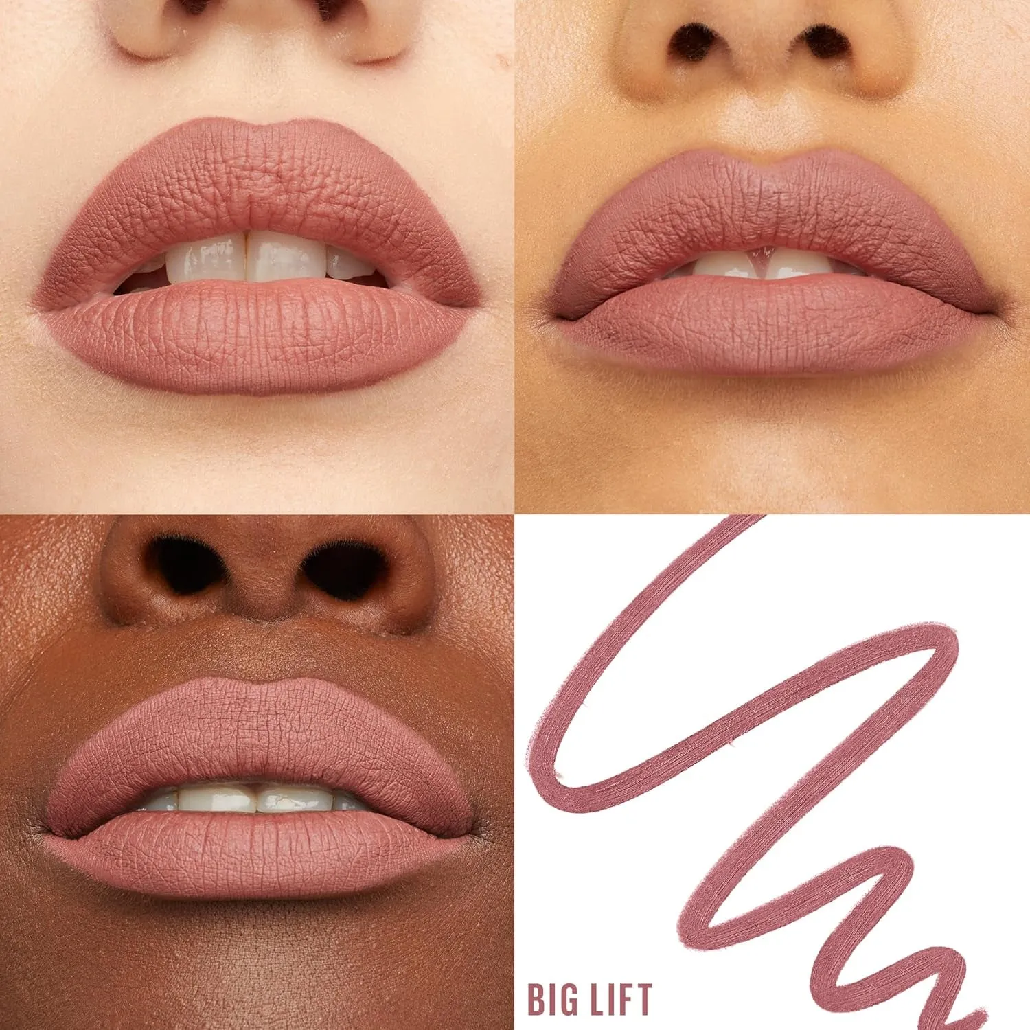 Lifter Liner Lip Liner Pencil with Hyaluronic Acid, Big Lift, 1 Count