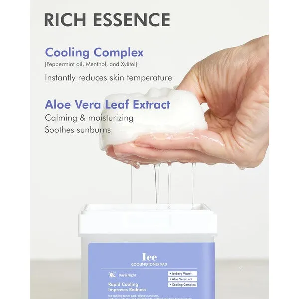 <b>Dermal</b><br> Ice Cooling Toner Pad 120 Pads<br>(220ml)</br>