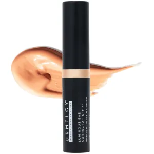 Luminous Eye Corrector SPF 41, under Eye Color Corrector for Dark Circles, Anti-Aging Tinted Eye Cream, Hydrating Eye Serum with Peach Undertone, Tan