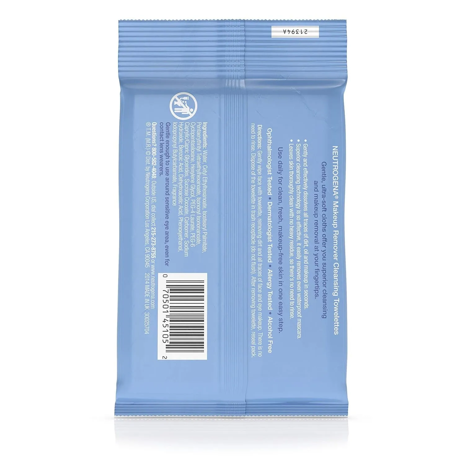 Make-Up Remover Cleansing Towelettes, 7 Count, Packaging May Vary