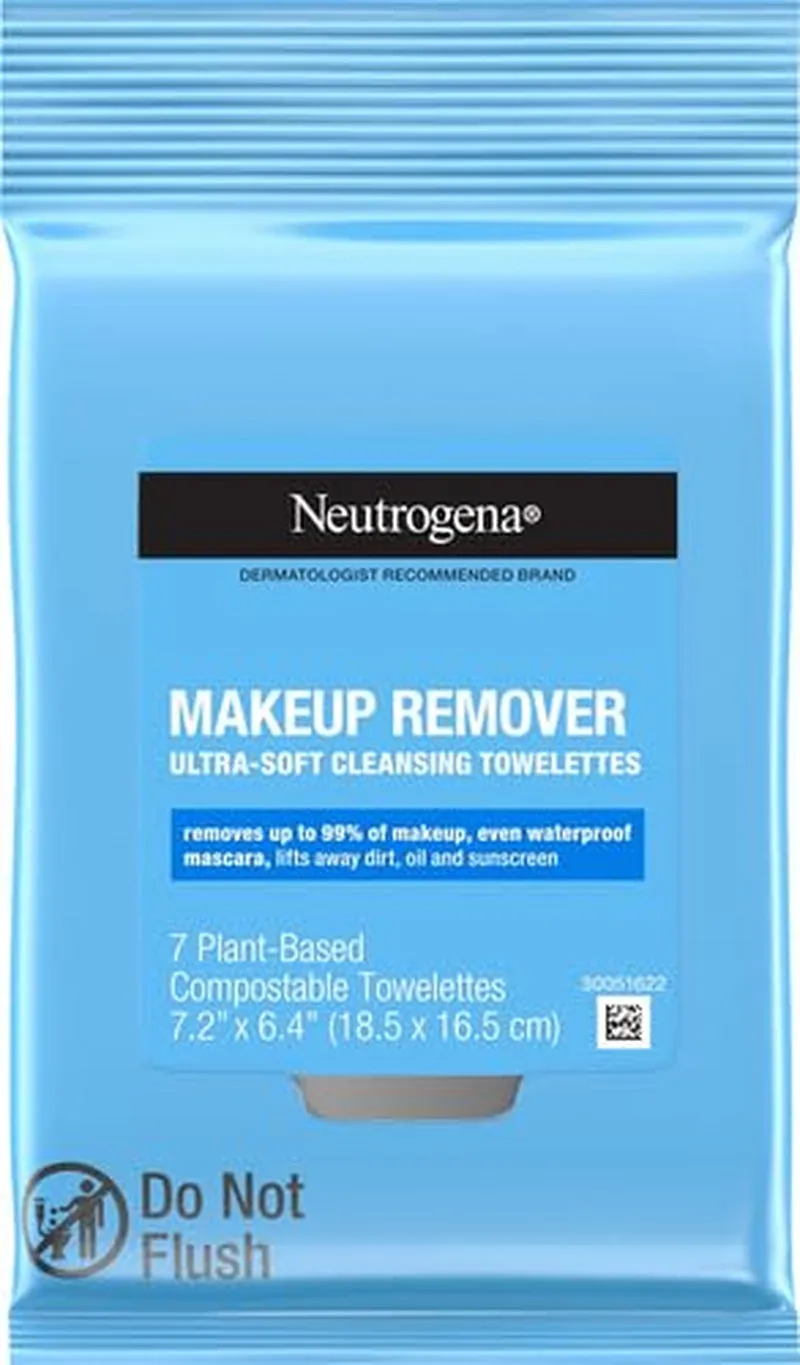 Make-Up Remover Cleansing Towelettes, 7 Count, Packaging May Vary