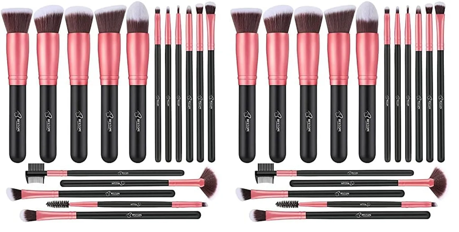Makeup Brushes 16 Pcs Makeup Brush Set, Blending Brush for Foundation, Premium Synthetic Powder Concealers Makeup Brushes for Eyes and Face, Eye Shadows Brushes, Eyeliner Make up Brushes