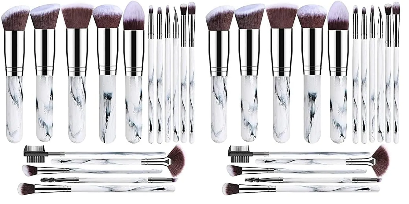 Makeup Brushes 16 Pcs Makeup Brush Set, Blending Brush for Foundation, Premium Synthetic Powder Concealers Makeup Brushes for Eyes and Face, Eye Shadows Brushes, Eyeliner Make up Brushes