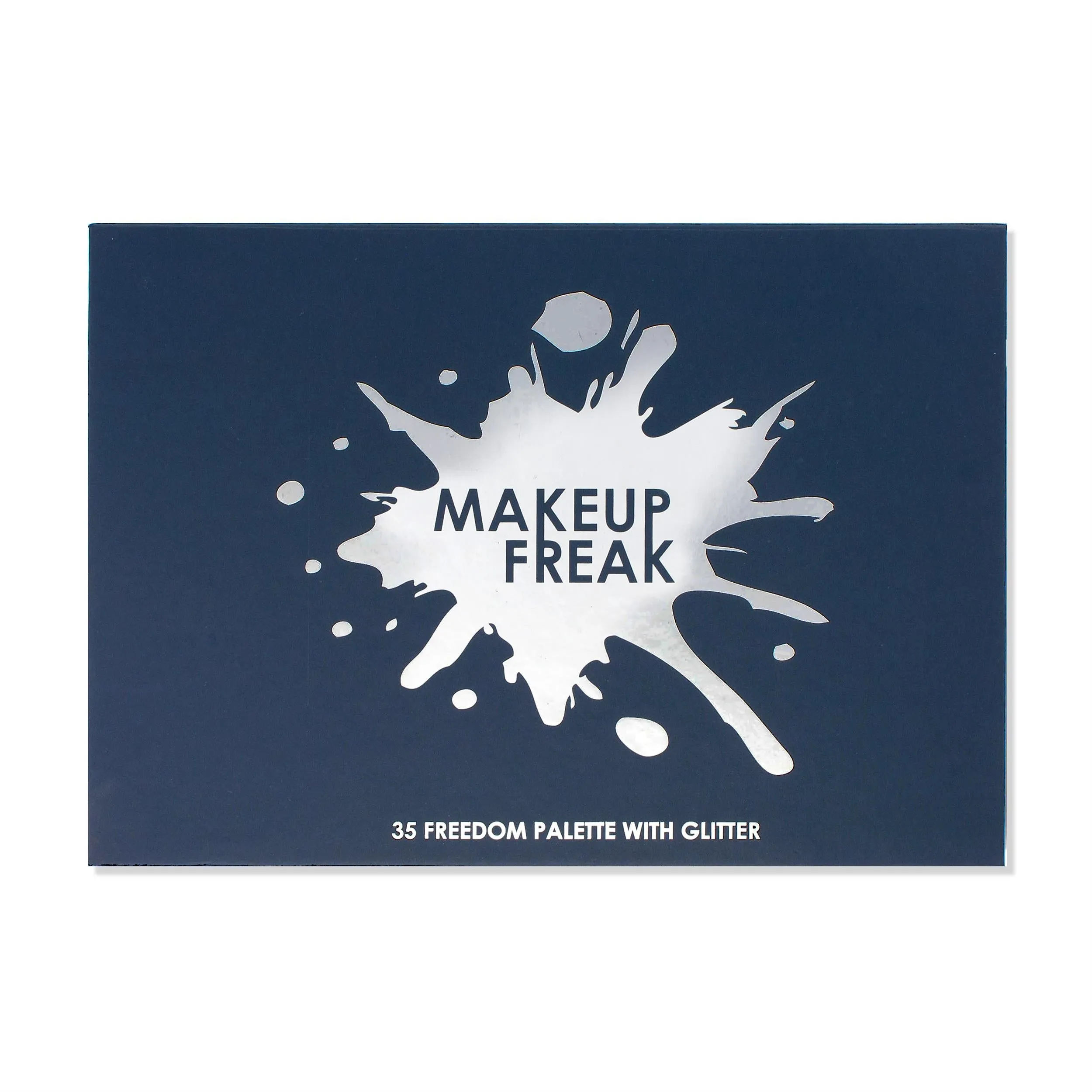 MAKEUP FREAK 35 EYESHADOWS PALETTE WITH GLITTER "FREEDOM"