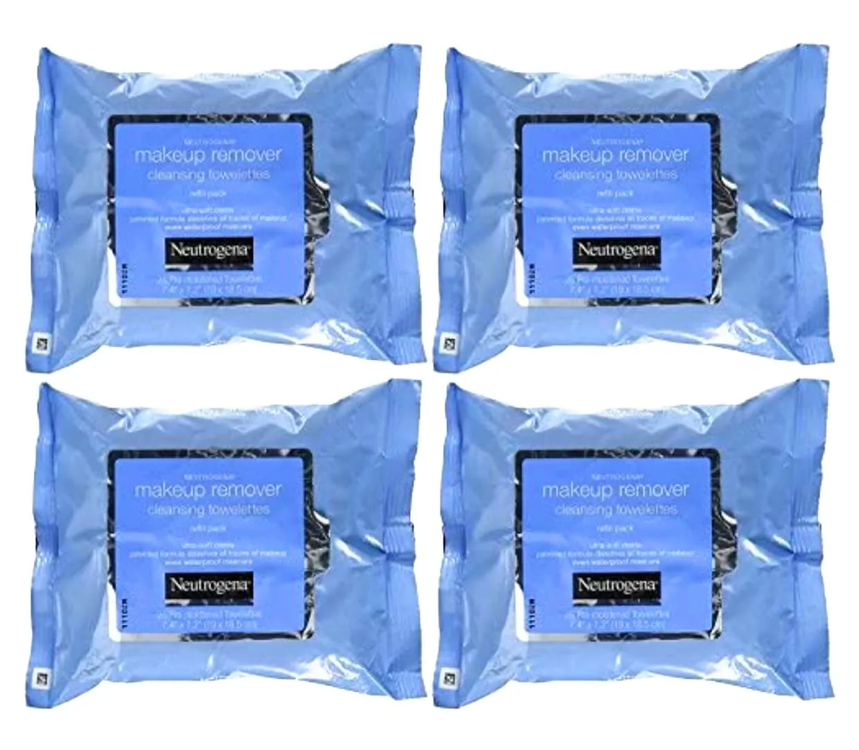 Makeup Remover Facial Cleansing Towelettes, Daily Face Wipes Remove Dirt, Oil, Sweat, Makeup & Waterproof Mascara, Gentle, Soap- & Alcohol-Free, 100% Plant-Based Cloth, 25 Ct