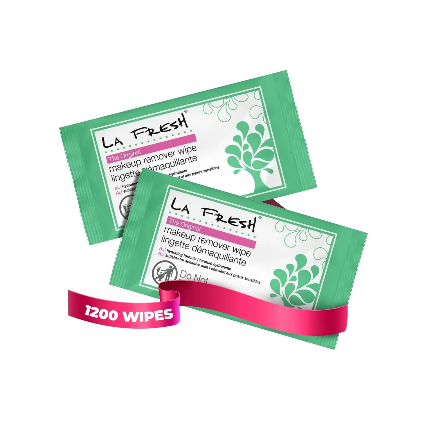 Makeup Remover Wipes with Vitamin E - Make up Remover Wipes for Face, Eyes, Lips - Face Wipes Travel Essentials - Case of 50Ct Makeup Wipes