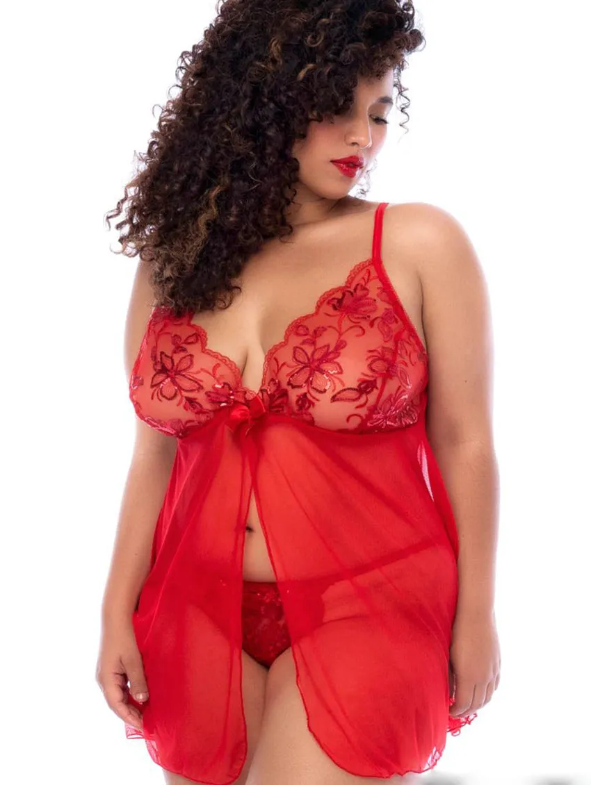 Mapale Sequin Babydoll