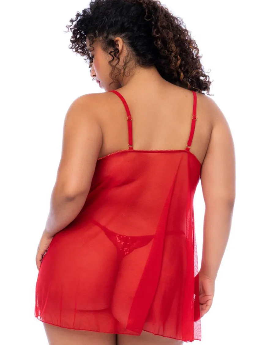 Mapale Sequin Babydoll