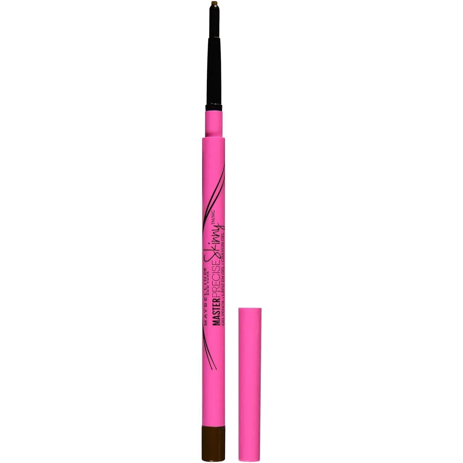 Master Precise Skinny Gel Eyeliner Pencil, Defining Black, 1 Count