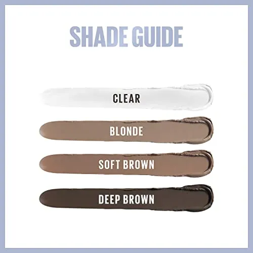 Maybelline TattooStudio Brow Lift Stick Makeup with Tinted Wax Conditioning Complex, Blonde, 1 Count