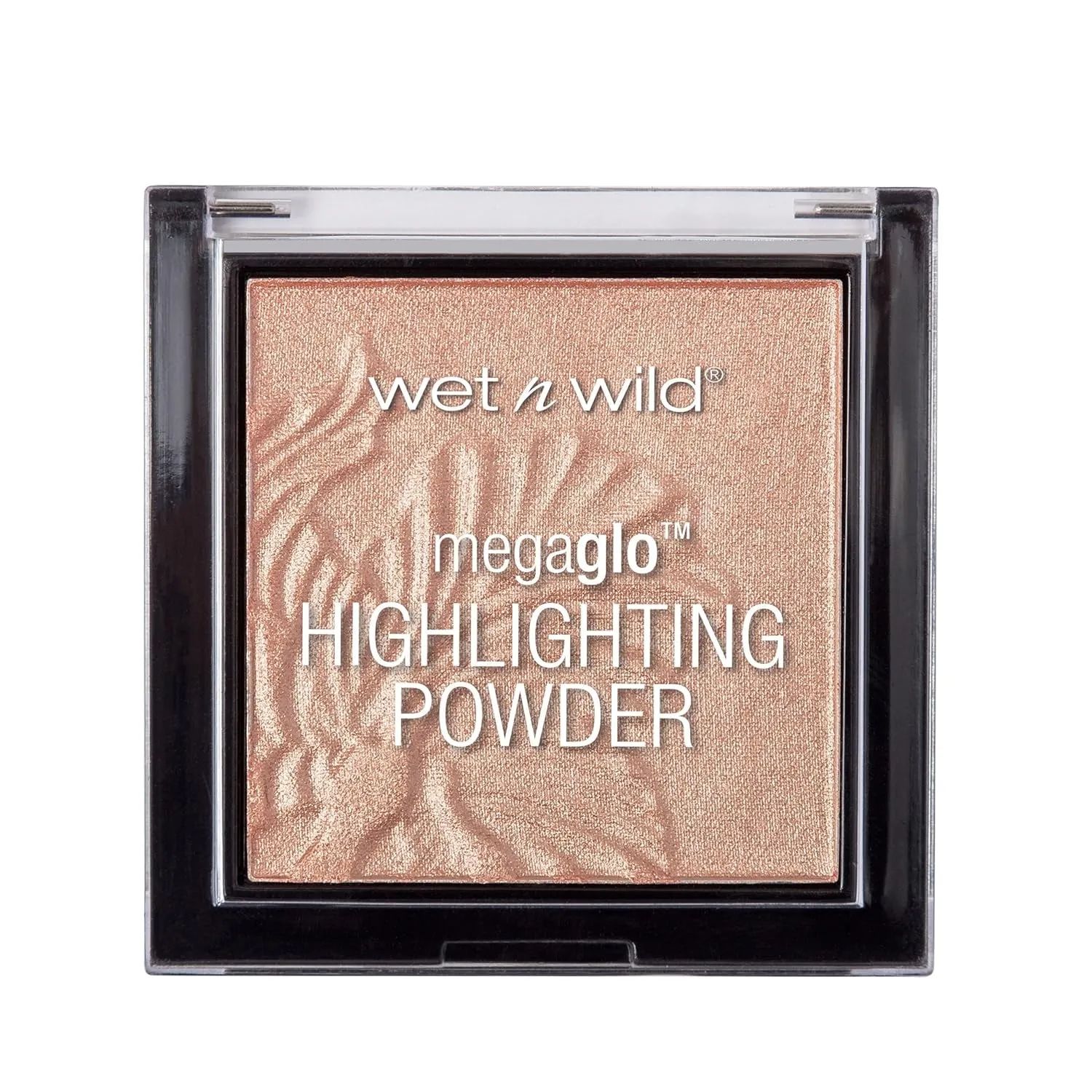 Megaglo Highlighting Powder, Highlighter Makeup, Shimmer Glow, Pink Rose Gold Blossom Glow