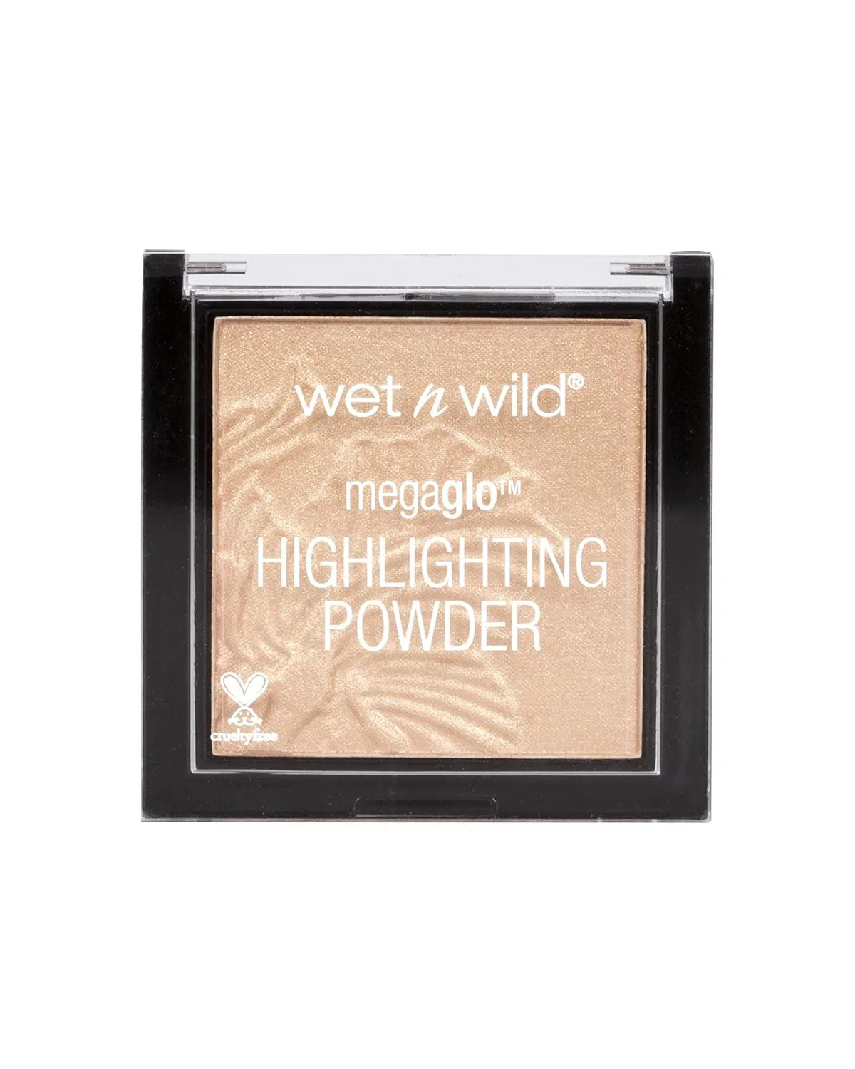 Megaglo Highlighting Powder, Highlighter Makeup, Shimmer Glow, Pink Rose Gold Blossom Glow