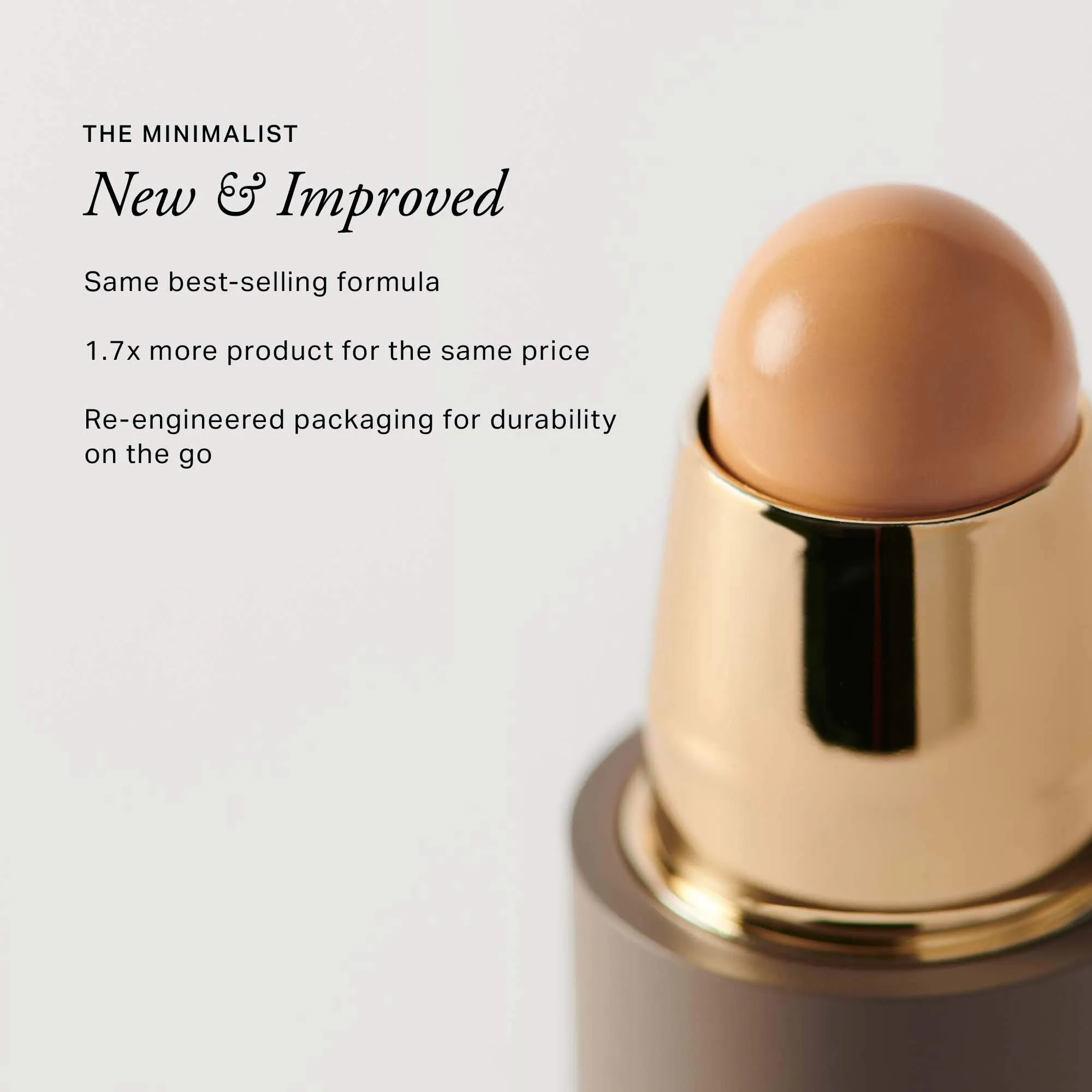 MERIT | The Minimalist Perfecting Complexion Foundation and Concealer Stick