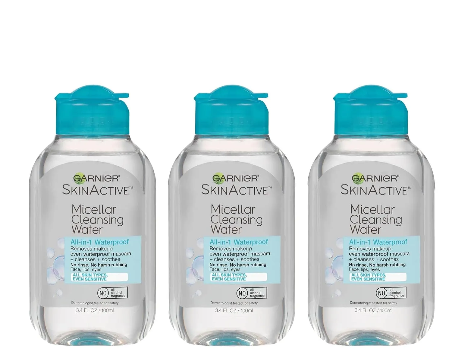 Micellar Water for Waterproof Makeup, Hydrating Facial Cleanser & Makeup Remover, Suitable for Sensitive Skin, Vegan, Cruelty Free, 13.5 Fl Oz (400Ml), 1 Count